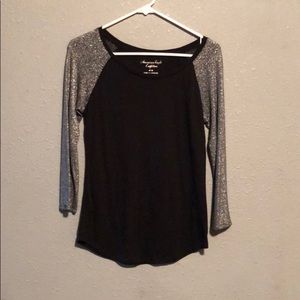 American Eagle Outfitter Black Shirt